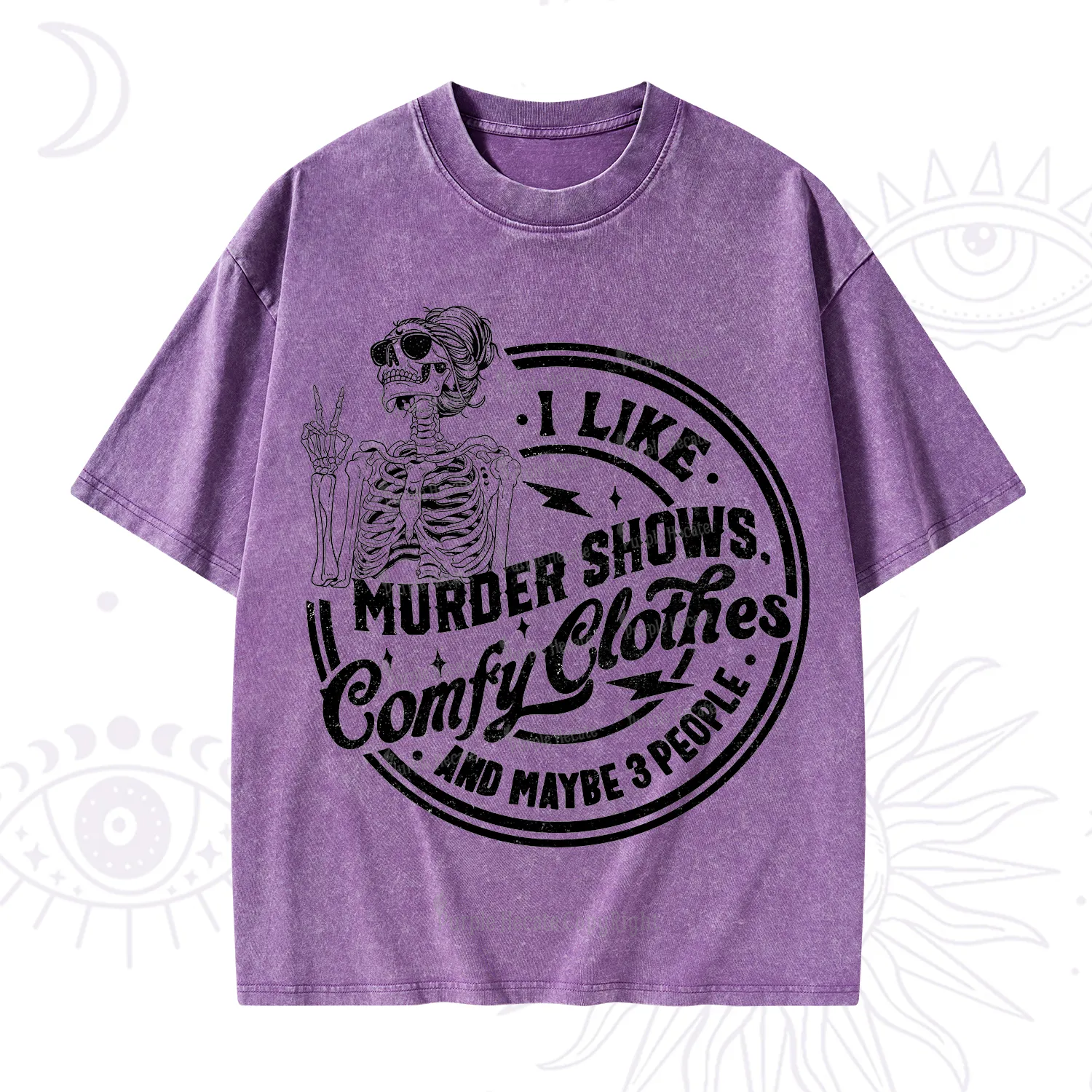 Purplehecate I Like Murder Shows Comfy Clothes And Maybe 3 People Washed T-Shirt