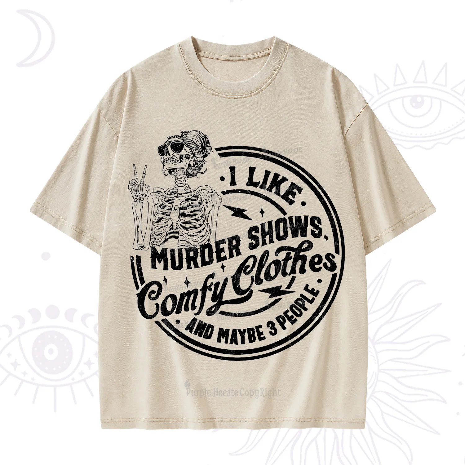 Purplehecate I Like Murder Shows Comfy Clothes And Maybe 3 People Washed T-Shirt