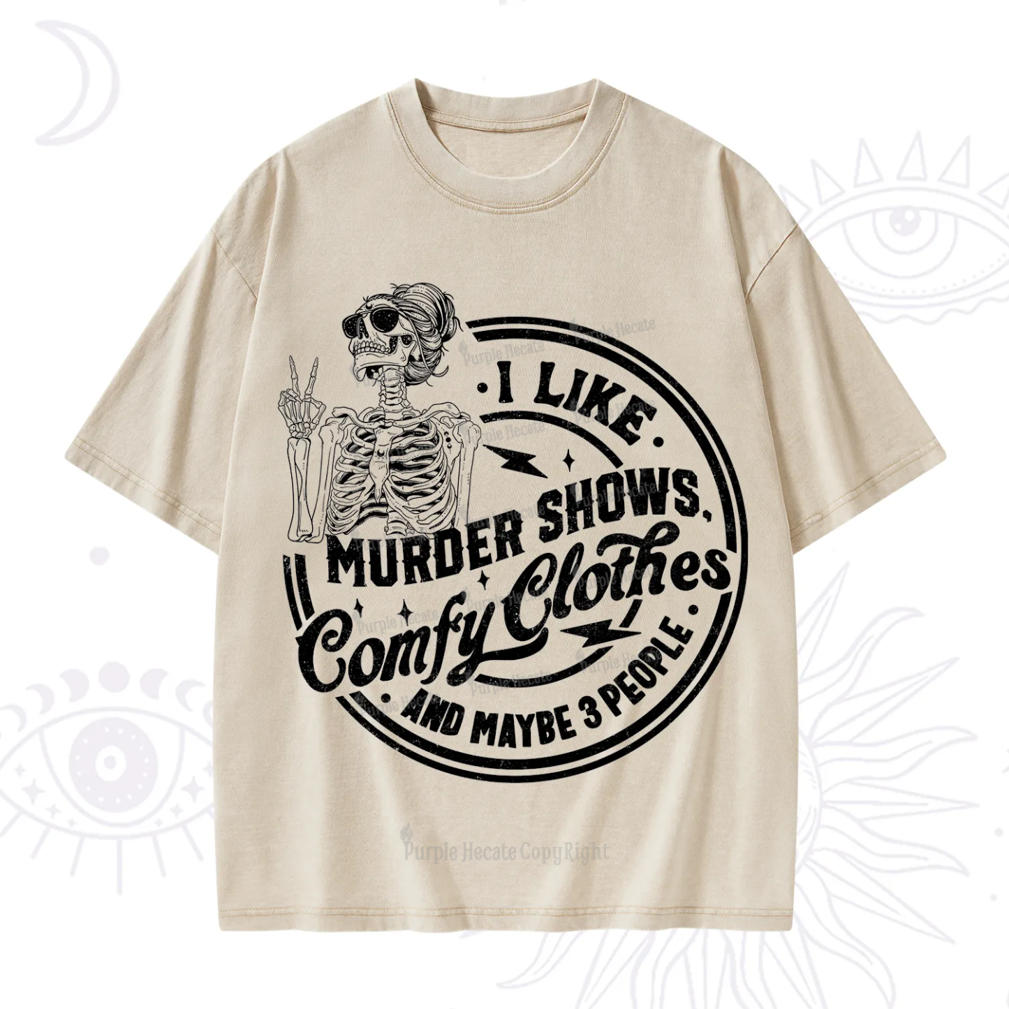 Purplehecate I Like Murder Shows Comfy Clothes And Maybe 3 People Washed T-Shirt