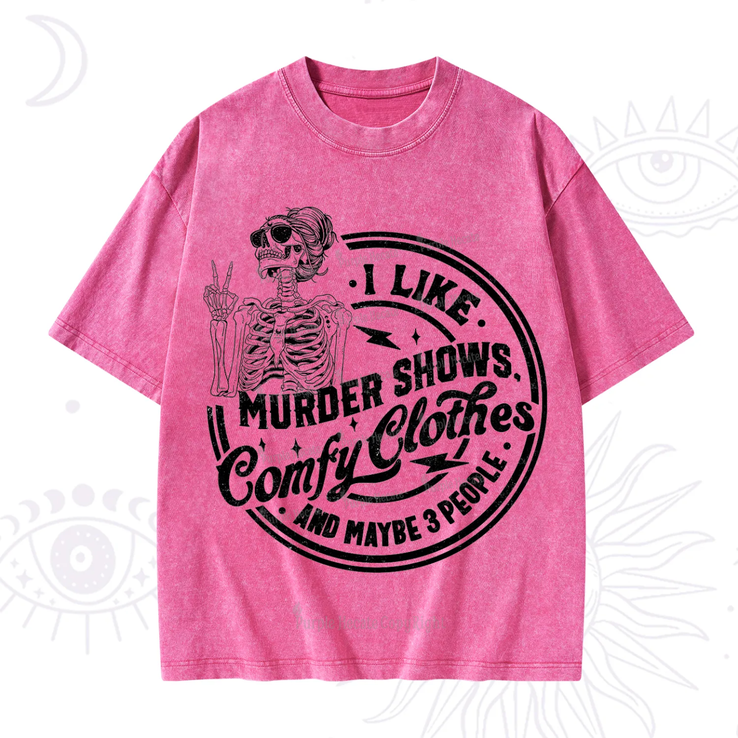 Purplehecate I Like Murder Shows Comfy Clothes And Maybe 3 People Washed T-Shirt