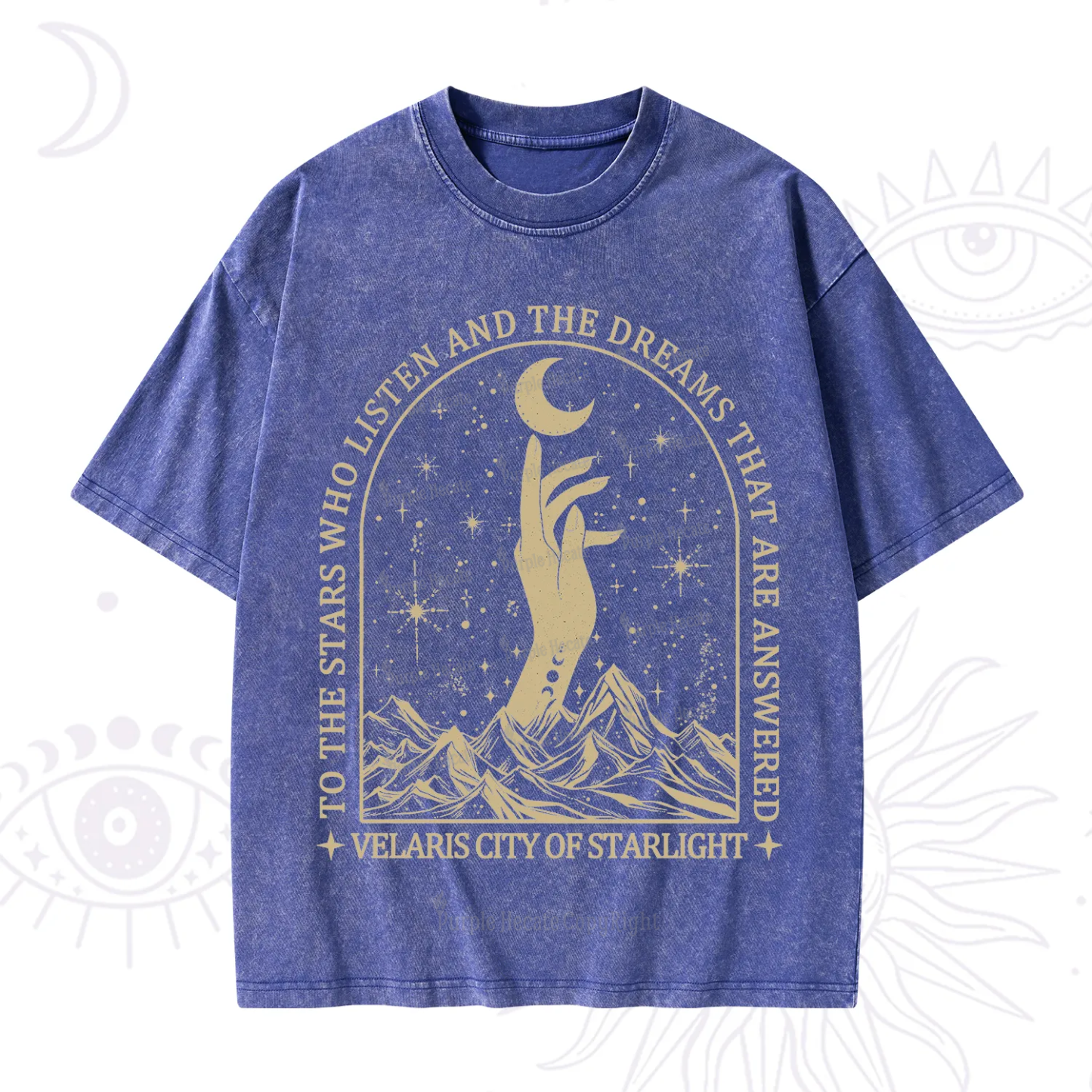 Purplehecate To The Stars Who Listen And The Dreams That Are Answered Washed T-Shirt