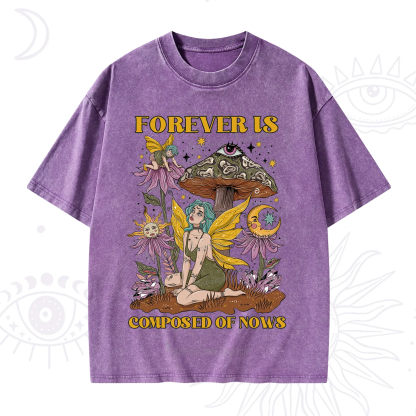 Purplehecate Forever Is Composed Of Nows Washed T-Shirt