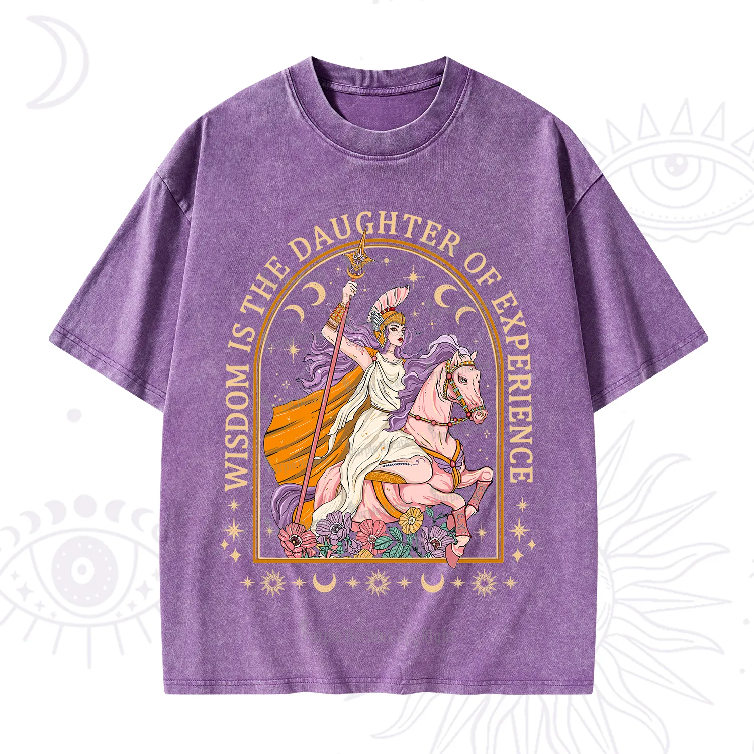 Purplehecate Wisdom Is The Daughter Of Experience Washed T-Shirt