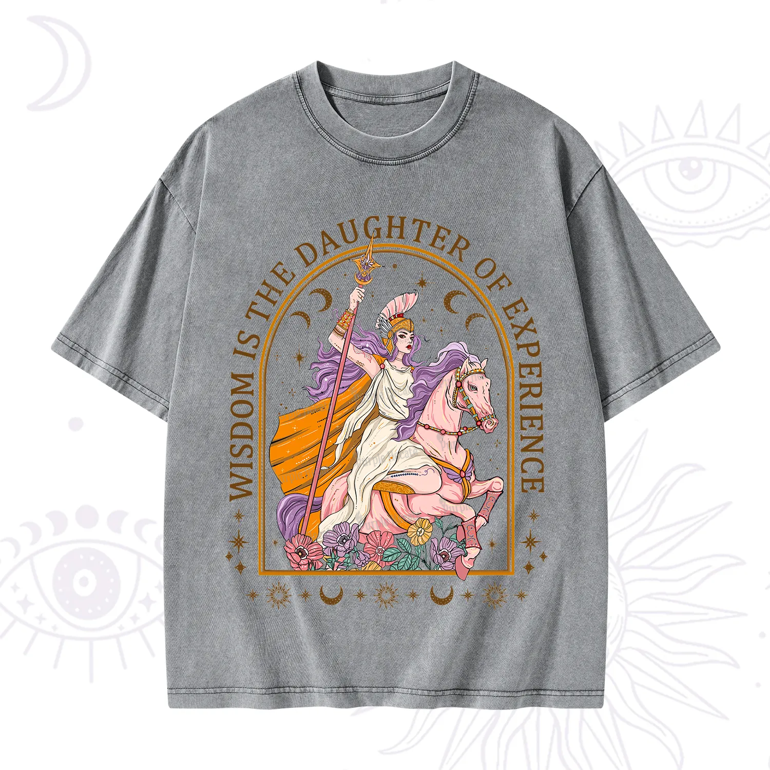 Purplehecate Wisdom Is The Daughter Of Experience Washed T-Shirt