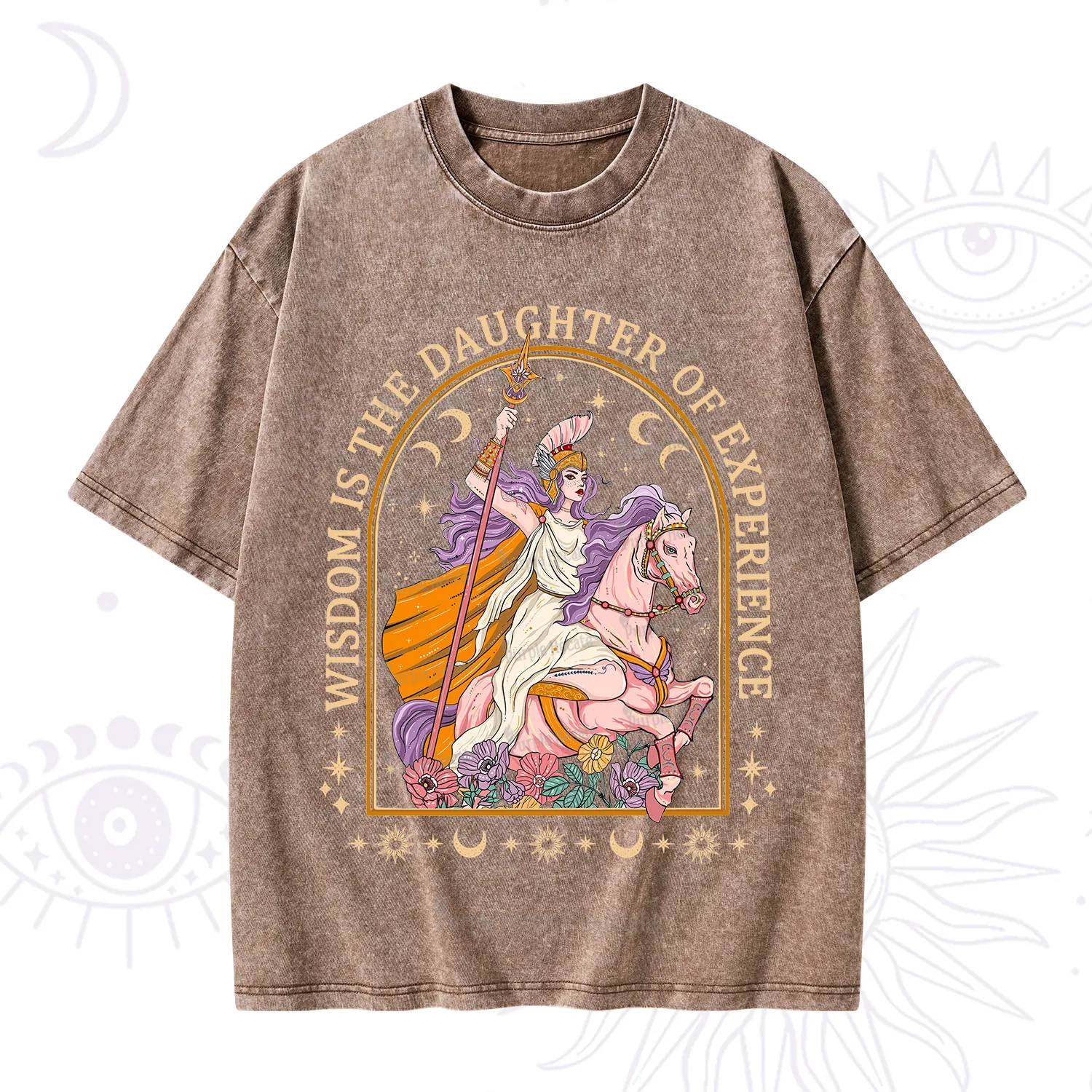 Purplehecate Wisdom Is The Daughter Of Experience Washed T-Shirt