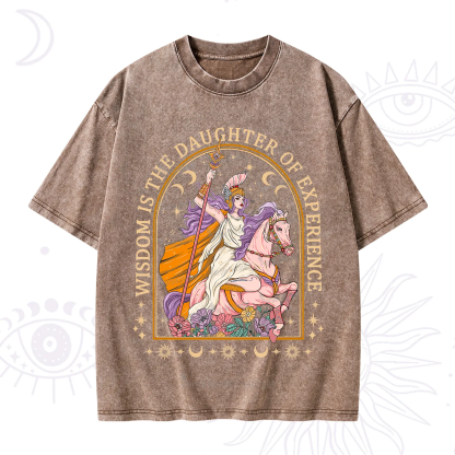 Purplehecate Wisdom Is The Daughter Of Experience Washed T-Shirt