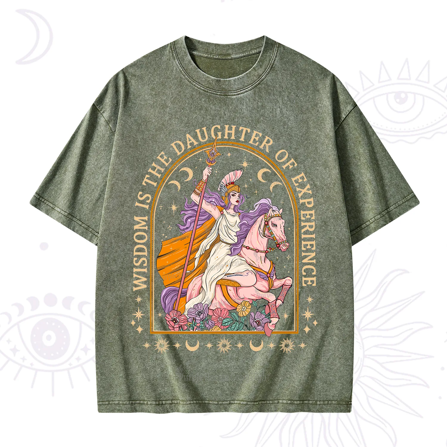 Purplehecate Wisdom Is The Daughter Of Experience Washed T-Shirt