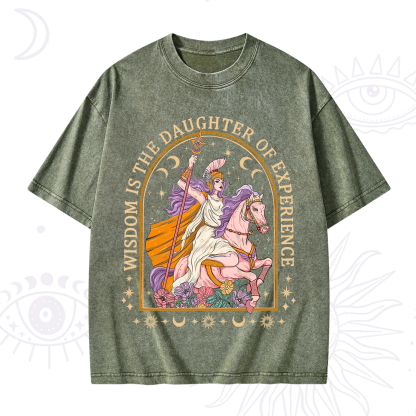 Purplehecate Wisdom Is The Daughter Of Experience Washed T-Shirt