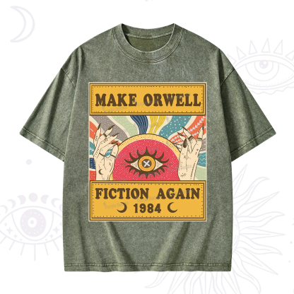 Purplehecate Make 1984 Fiction Again Washed T-Shirt