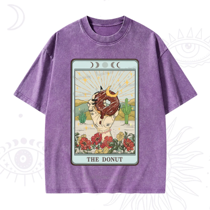 Purplehecate The Donut Tarot Washed T-Shirt