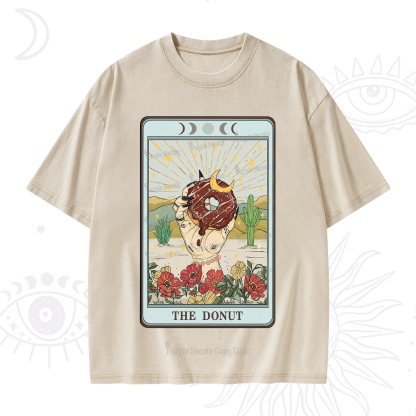 Purplehecate The Donut Tarot Washed T-Shirt