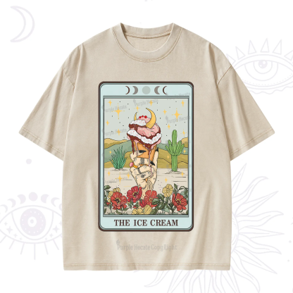Purplehecate The Ice Cream Tarot Washed T-Shirt