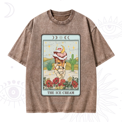 Purplehecate The Ice Cream Tarot Washed T-Shirt