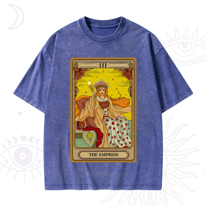 Purplehecate The Empress Tarot Washed T-Shirt