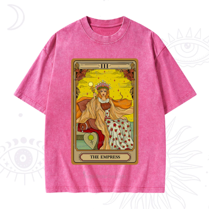 Purplehecate The Empress Tarot Washed T-Shirt