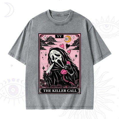 Purplehecate The Killer Call Tarot Washed T-Shirt