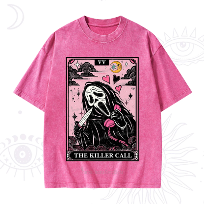 Purplehecate The Killer Call Tarot Washed T-Shirt