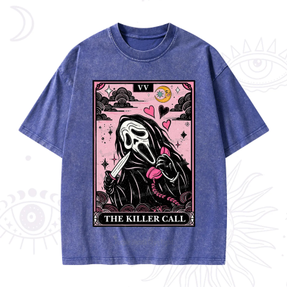 Purplehecate The Killer Call Tarot Washed T-Shirt