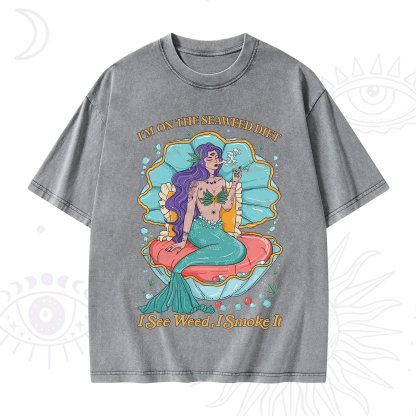 Purplehecate I See Weed I Smoke It Washed T-Shirt