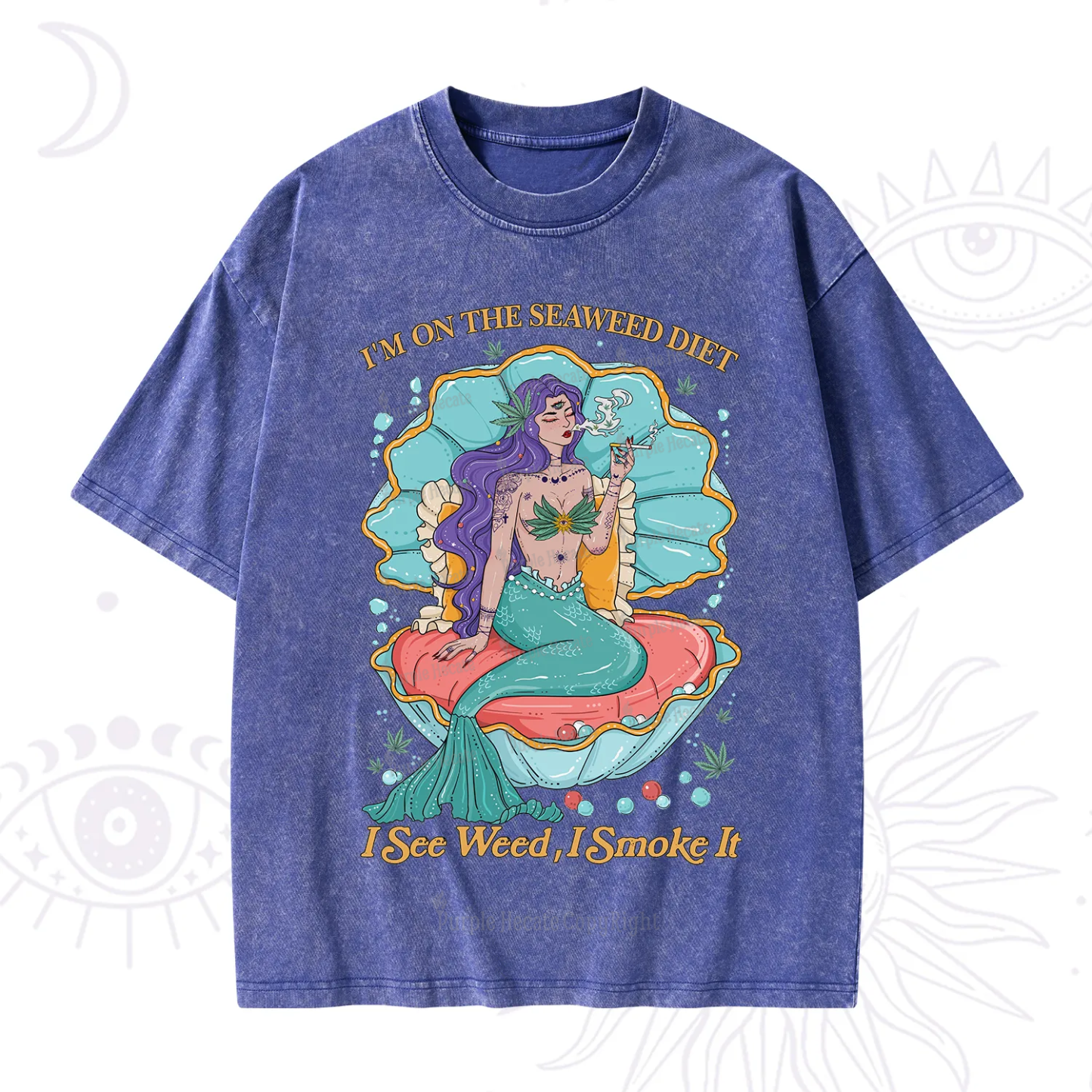 Purplehecate I See Weed I Smoke It Washed T-Shirt