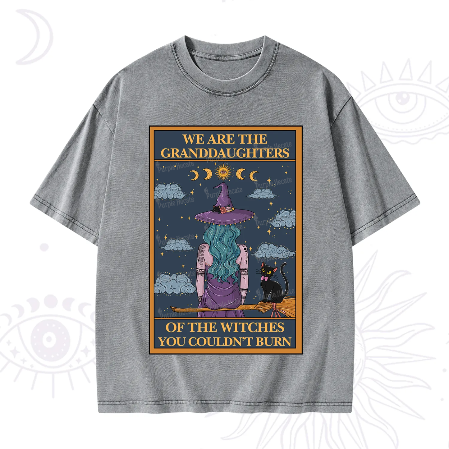 Purplehecate The Witches You Couldn't Burn Washed T-Shirt