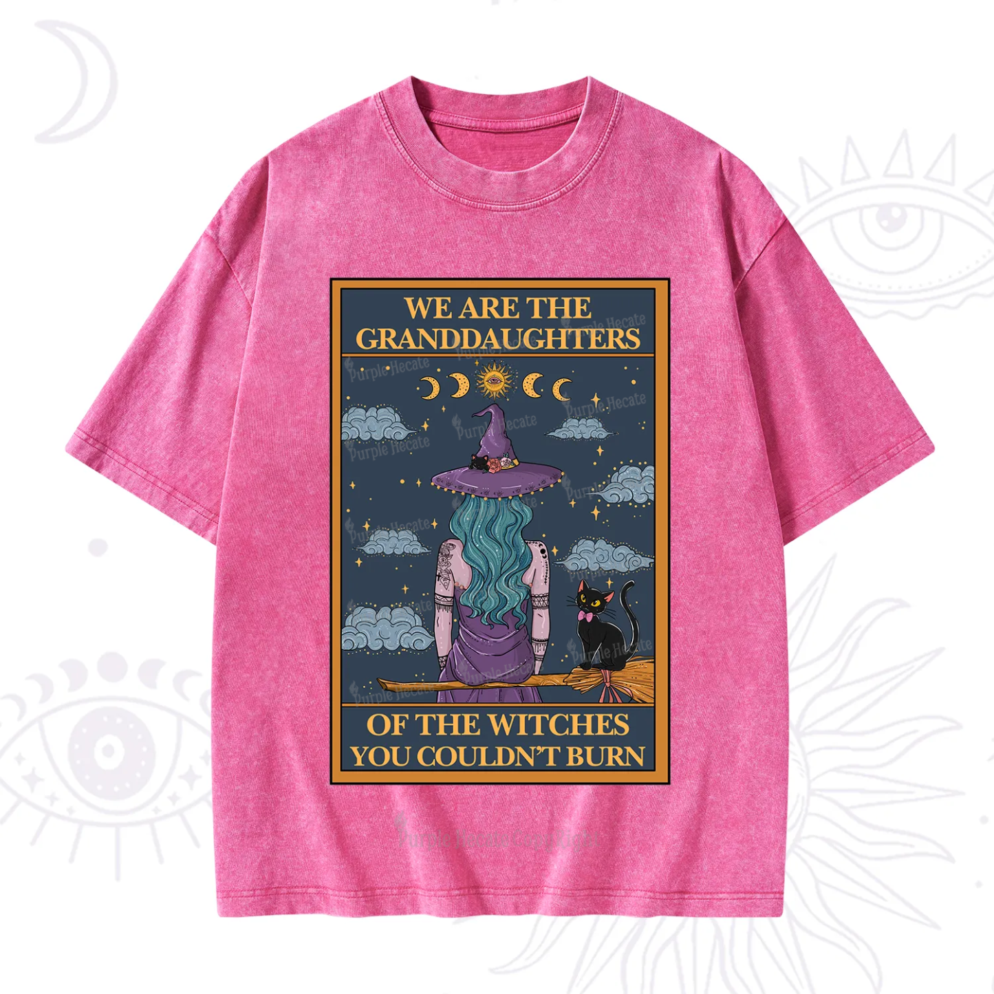 Purplehecate The Witches You Couldn't Burn Washed T-Shirt