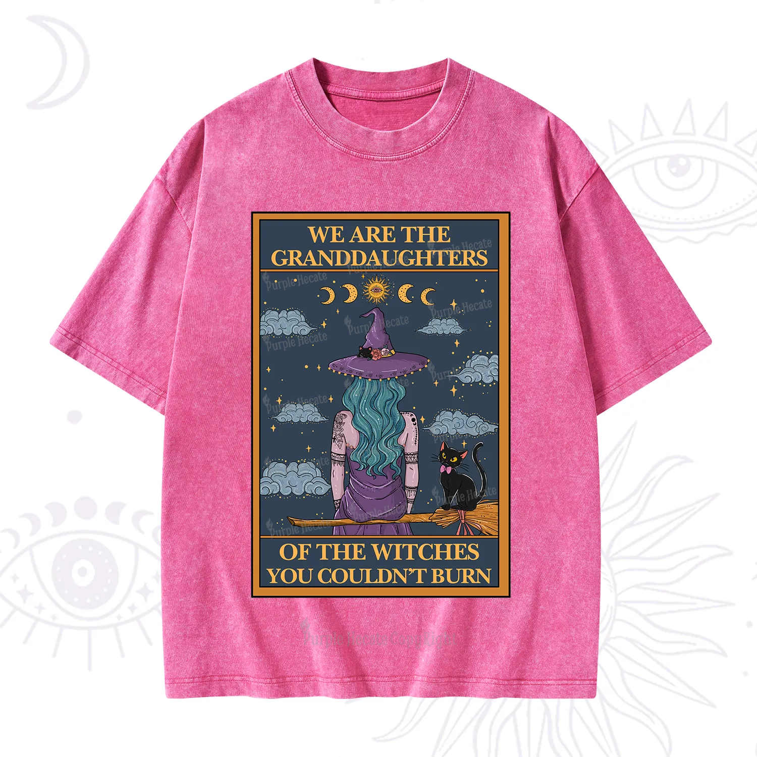 Purplehecate The Witches You Couldn't Burn Washed T-Shirt