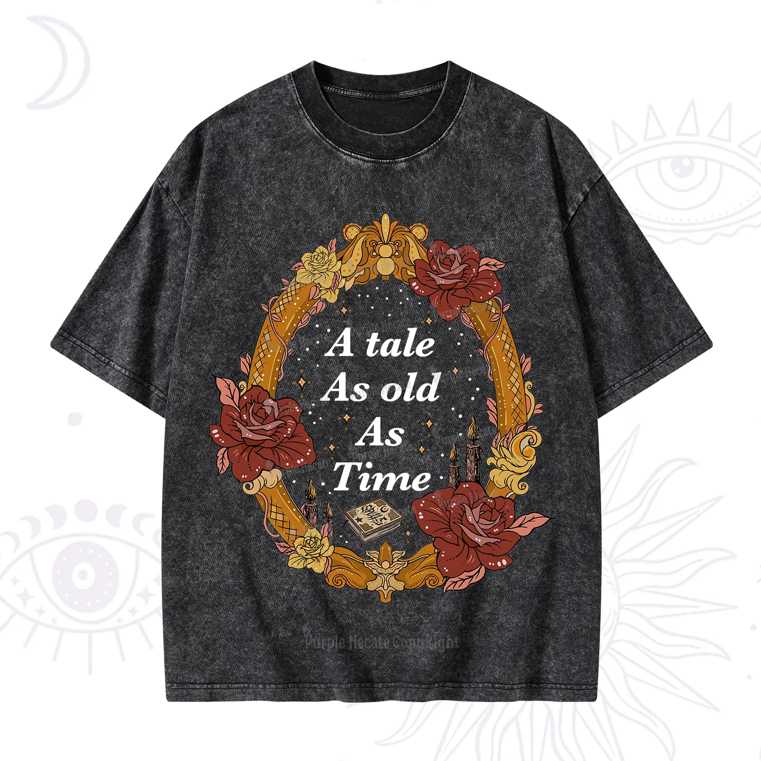 Purplehecate A Tale As Old As Time Washed T-Shirt