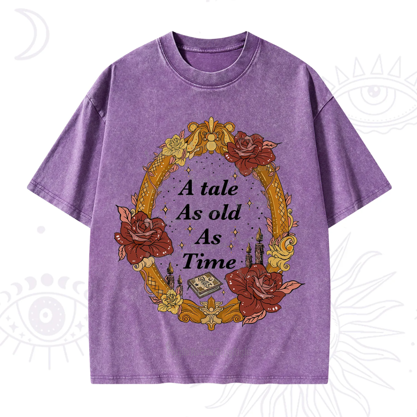 Purplehecate A Tale As Old As Time Washed T-Shirt