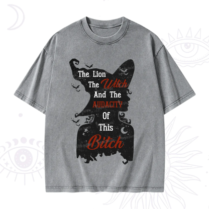 Purplehecate The Lion The Witch And The Audacity Of This Bitch Washed T-Shirt