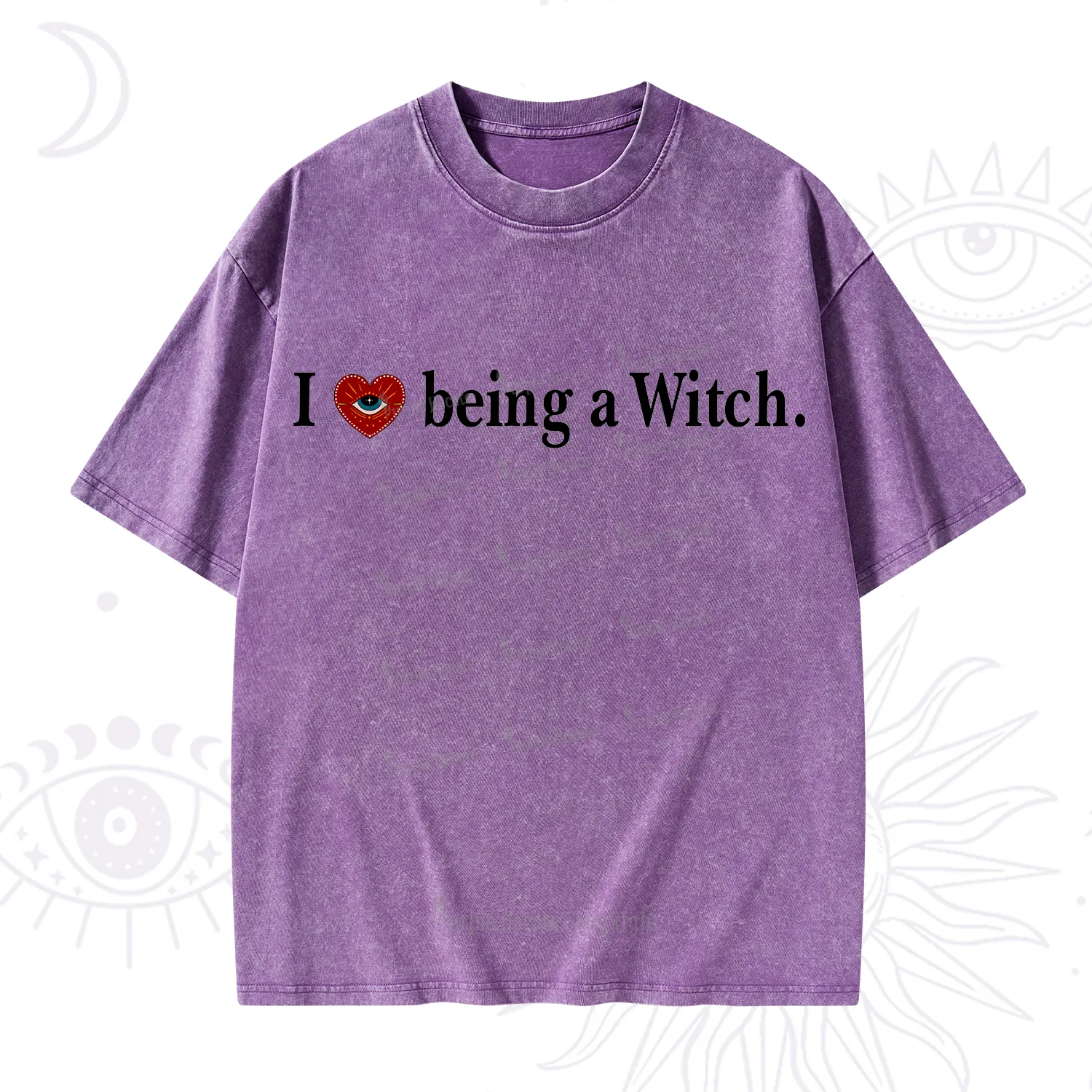 Purplehecate I Being A Witch Washed T-Shirt