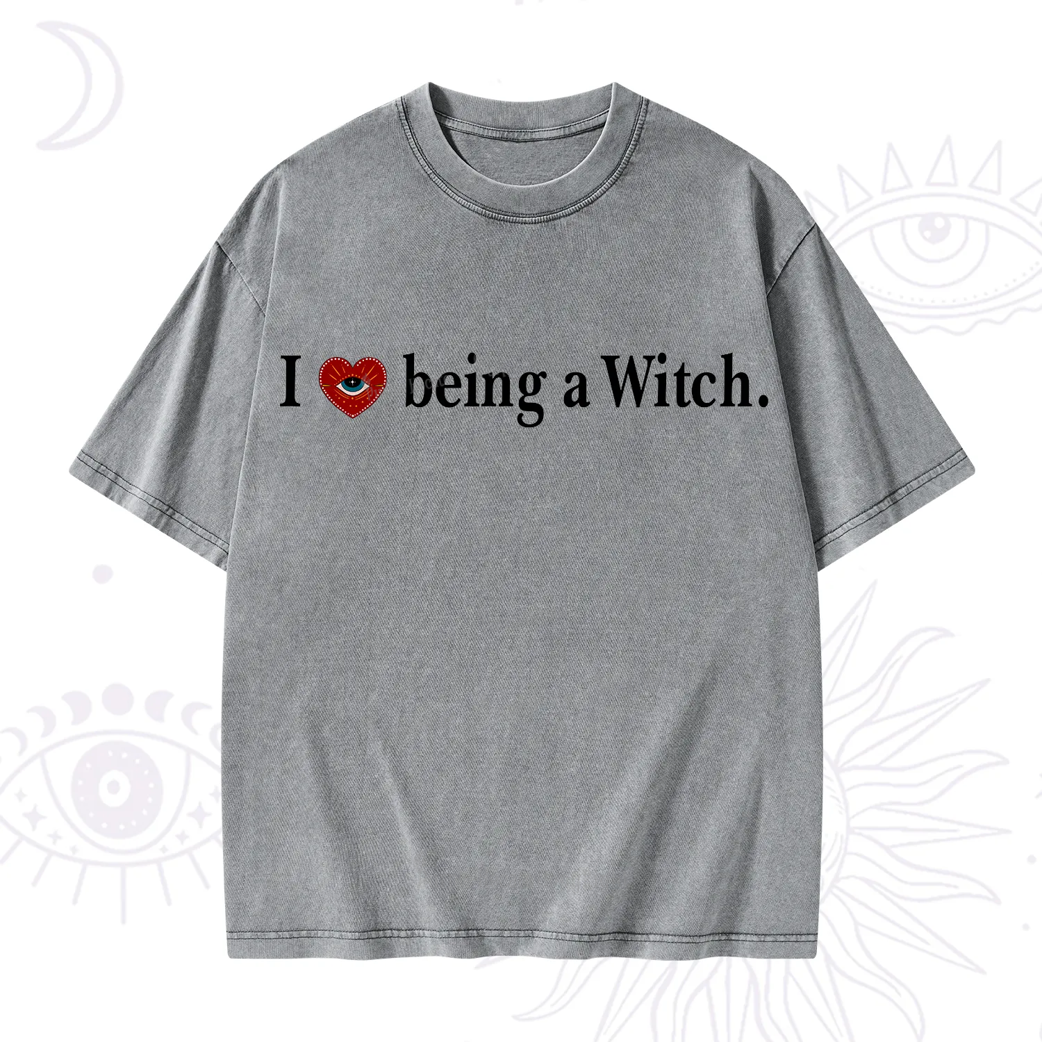 Purplehecate I Being A Witch Washed T-Shirt
