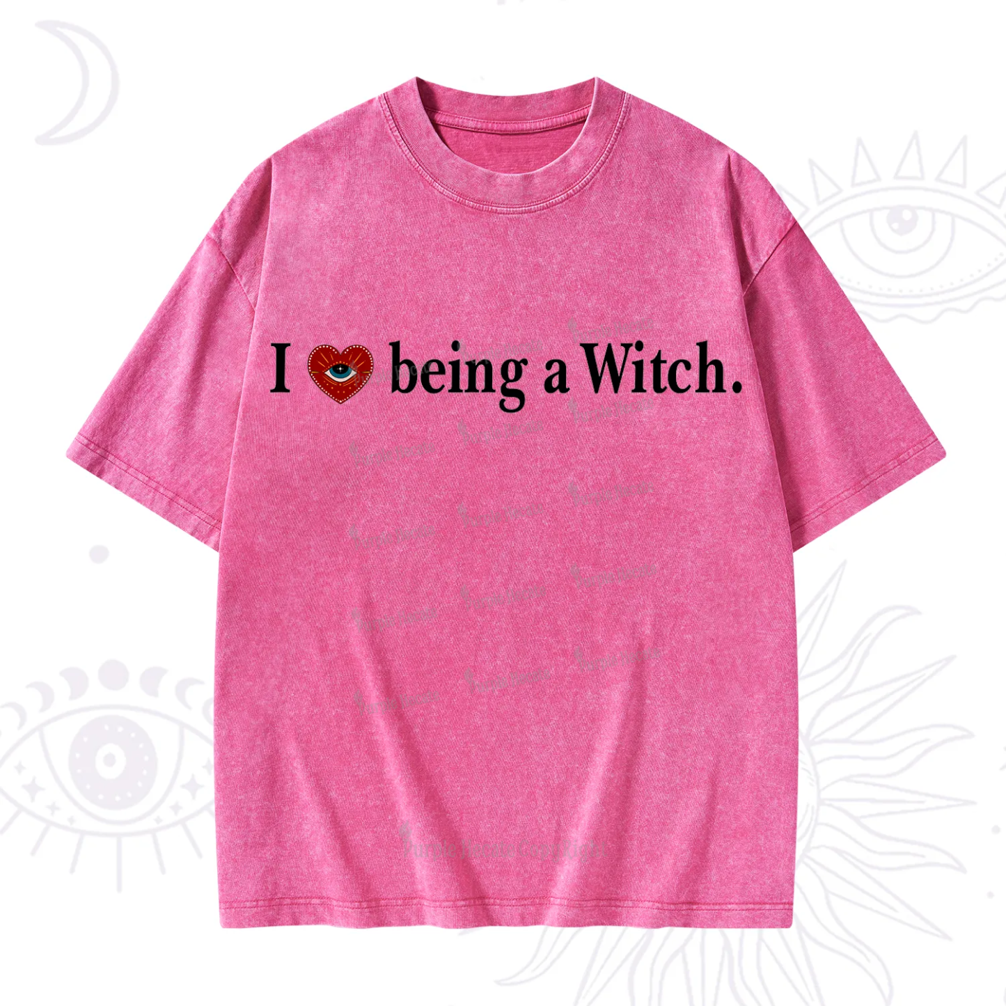 Purplehecate I Being A Witch Washed T-Shirt