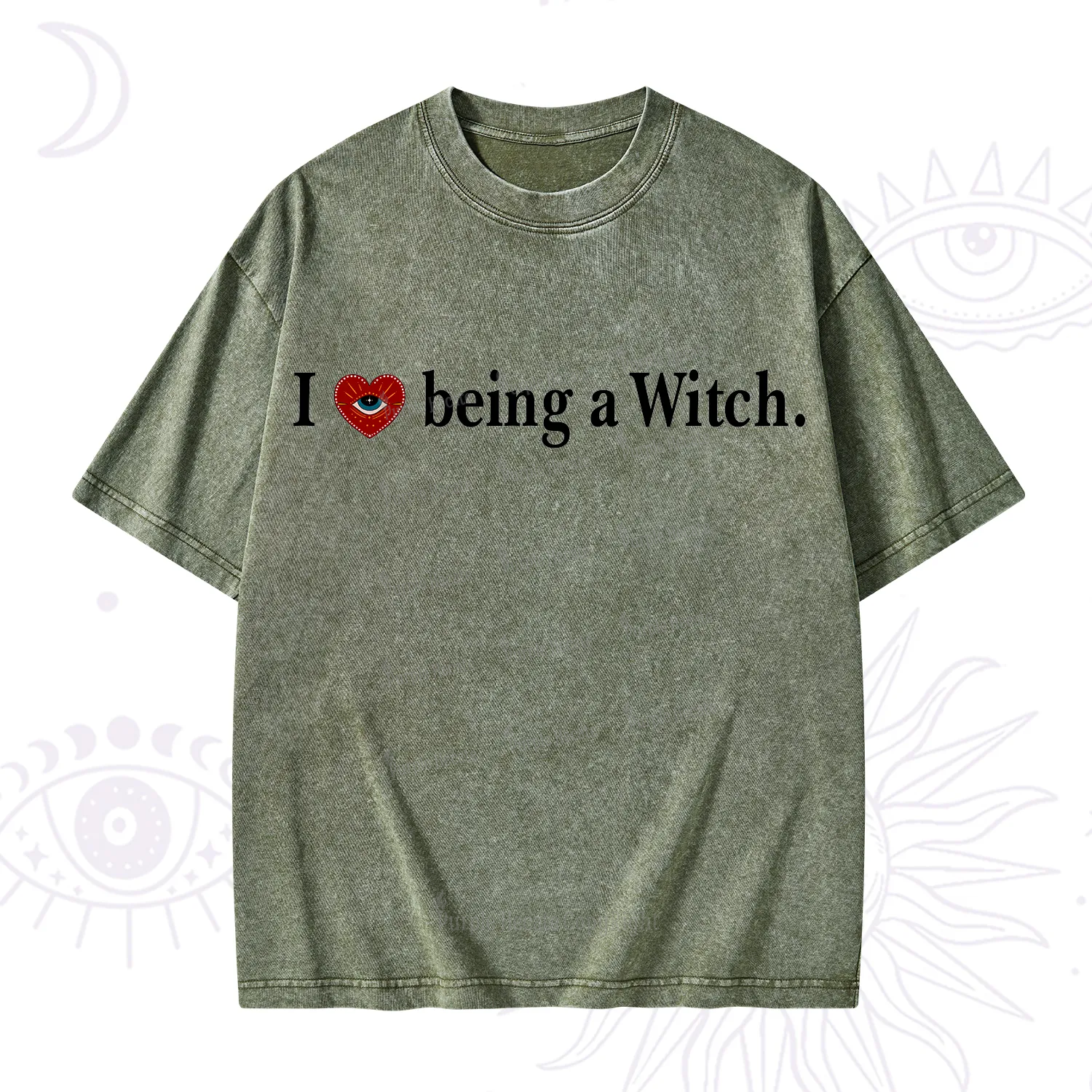 Purplehecate I Being A Witch Washed T-Shirt