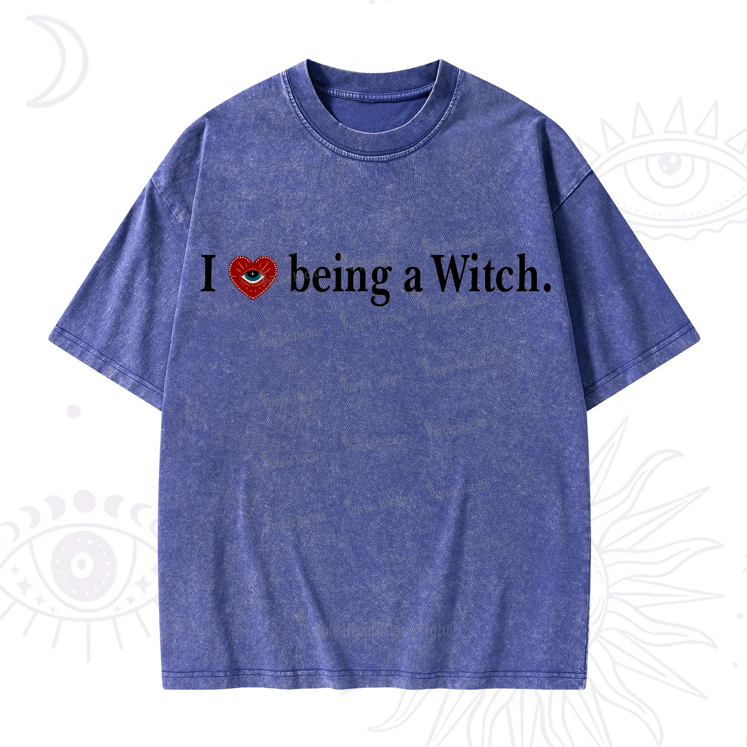 Purplehecate I Being A Witch Washed T-Shirt