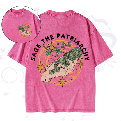 Purplehecate Sage The Patriarchy Washed T-Shirt