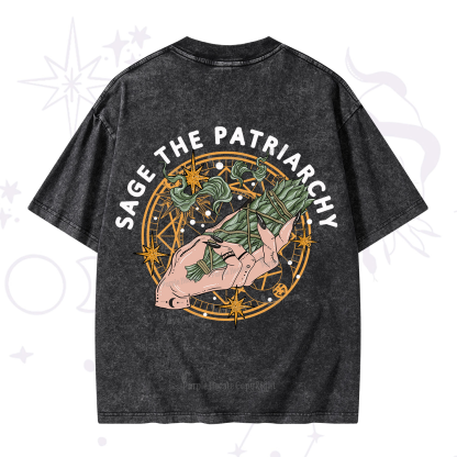 Purplehecate Sage The Patriarchy Washed T-Shirt