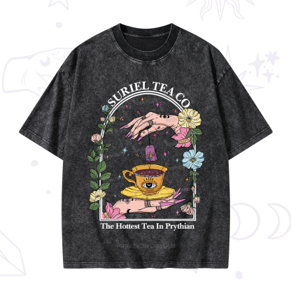 Purplehecate The Hottest Tea in Prythian Washed T-Shirt