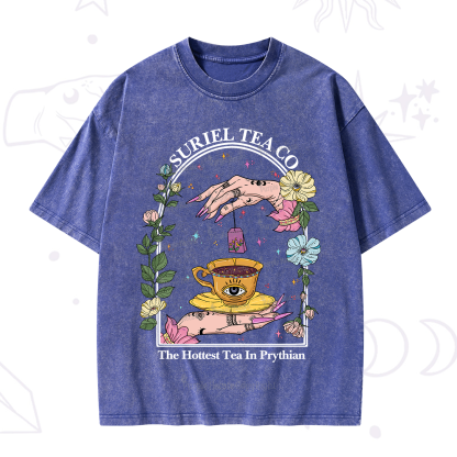 Purplehecate The Hottest Tea in Prythian Washed T-Shirt