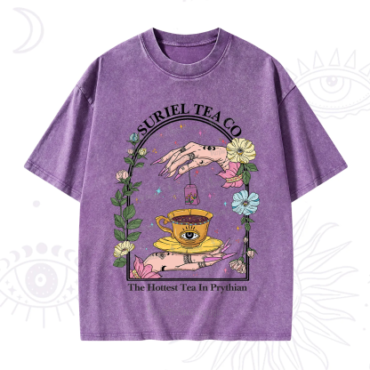 Purplehecate The Hottest Tea in Prythian Washed T-Shirt
