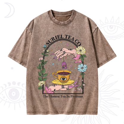 Purplehecate The Hottest Tea in Prythian Washed T-Shirt