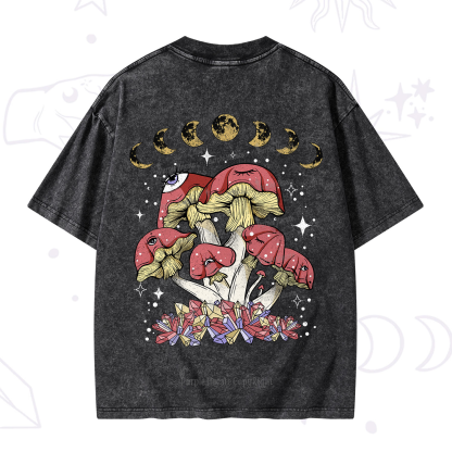 Purplehecate Magic Mushroom Washed T-Shirt