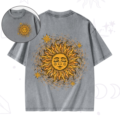 Purplehecate Celestial Sun Washed T-Shirt