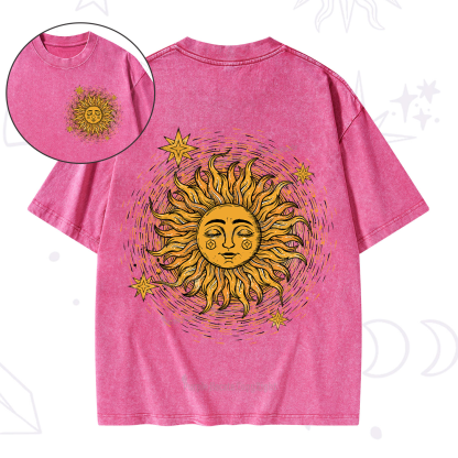Purplehecate Celestial Sun Washed T-Shirt