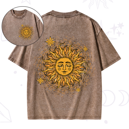 Purplehecate Celestial Sun Washed T-Shirt