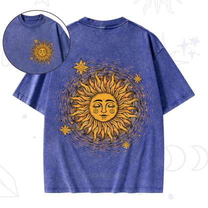Purplehecate Celestial Sun Washed T-Shirt
