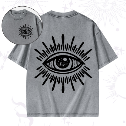Purplehecate Evil Eye Washed T-Shirt
