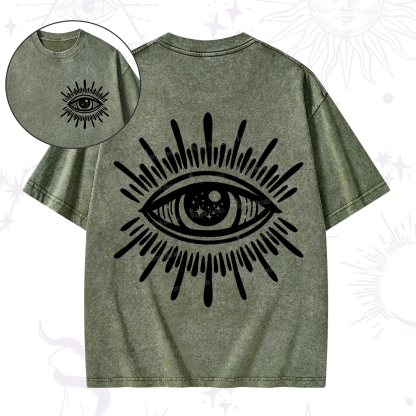 Purplehecate Evil Eye Washed T-Shirt