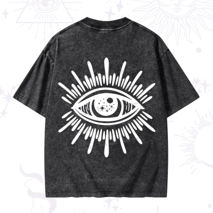 Purplehecate Evil Eye Washed T-Shirt