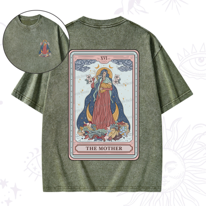 Purplehecate The Mother Tarot Washed T-Shirt
